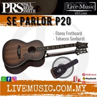 PRS SE Parlor P20 Acoustic Guitar with Bag - Tobacco Sunburst (P-20)