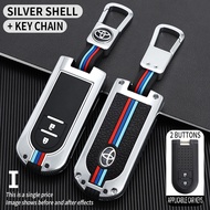 Toyota Rush Wigo 2021 - 2022 Remote Key Case Cover Metal Keychain Accessories