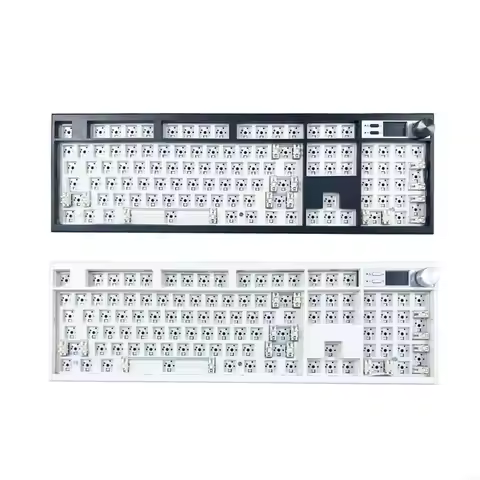 GMK104 Customizable Mechanical Keyboard With Rotary Knob And Display Screen