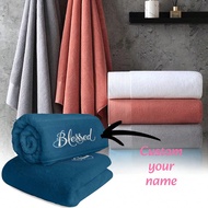A Custom Embroidered/Face Towel /Bath Towel, Personalized Towels/Bath Towels, Customized Bathroom To