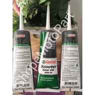 CASTROL GEAR OIL GEAROIL 100% ORIGINAL 4AT 4T SCOOTER EGO NOUVO YAMALUBE SHELL 120ML