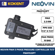 NEOVIN P86H 3 PHASE PRESSURE CONTROLLER 11/2"  P86H1522PT (MAX2.2KW)11/2"X11/2"