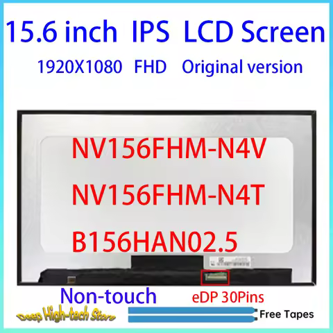 15.6'' Laptop LCD ScreenDisplay 1920X1080 FHD NV156FHM-N4V NV156FHM-N4T B156HAN.02.5Matrix Panel 100