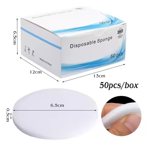 8×50Pcs/Box Dental Disposable Clean Sponge Pad Dentist Endodontics Files Sponges Clean Material Dent