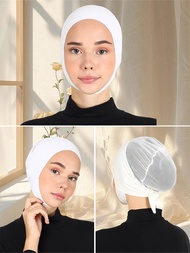 1PCS Modalด้านในHijabผู้หญิงInstant Turban,ตาข่ายBreathable,การออกแบบป้องกันหู