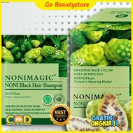 Nuz BSY NONI MAGIC BLACK HAIR SHAMPO ORIGINAL HALAL PERACHET PRICE BPOM - BSY NONI MAGIC