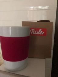 Fissler 陶瓷杯 絨面護手 超氣派 （只有兩隻桃紅及棗紅）德國製造