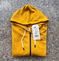 LEE เสื้อฮู้ด แขนยาว ผู้ชาย  สีเหลือง ผ้าหนานุ่ม ใส่สบาย ของแท้จากช็อป