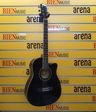 arena 38" acoustic guitar (black)