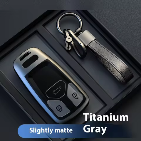 Titanium Gray for Audi A4 B9 A5 A6L A6 S4 S5 S7 8W Q7 4M Q5 TT TTS RS Coupe Smart Remote Car Key Cas