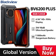 Blackview BV6200 Plus Rugged Phone 8GB+128GB 11000mAh 6.56'' HD+ Display Octa Core T606 16MP Camera 