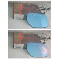 [ Made in Taiwan ] Honda City GM2 GM3 '08 - '13 Blue Side Mirror with LED Signal { 1 Pair Left & Rig