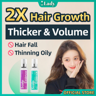 iLady Scalp Essence Hair Growth Serum Booster Rosemary Lavender B7 Vitamin Hair Loss Protein Mask Am