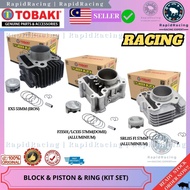 FUTURE125(CARBURETOR) 57MM&lt;&lt; TOBAKI RACING BLOCK+PISTON+RING+CLIP+PIN(KIT SET)[READY STOCK] CARB BLOK HONDA FUTURE 125