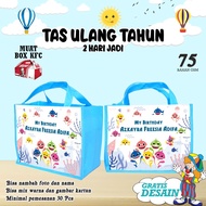 Children's Birthday hampers/Children's Birthday Bags/Birthday/ costum Bags/baby shark Picture Bags