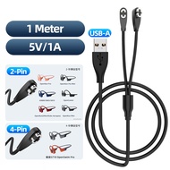 GUUGEI 2 In 1 Shokz สายชาร์จ Shokz OpenSwim Pro ที่ชาร์จหูฟัง Shokz