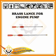 Brass Lance for Engine Pump / Battery Sprayer / Power Sprayer/ Disinfectant Sanitize/ Batang Pam Racun