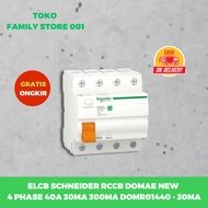 ELCB SCHNEIDER RCCB DOMAE NEW 4P 40A 30MA 300MA DOMR01425 - 30MA