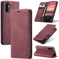 Case for Samsung Galaxy A56 / A36 / A26 Retro PU Leather Wallet Card Slots Flip Stand Case Cover