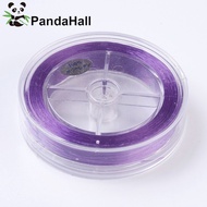 1roll Flat Elastic String Elastic Beading Thread for Stretch Bracelet Making Blue Violet 1x0.5mm abo