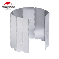 NatureHike Ultralight Outdoor 8 Plates Foldable Wind Shield For Camping Stoves Cooker Picnic Camping