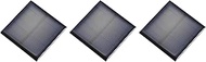 QUARKZMAN 3 x 3 V 0.63 W 0.21 A mini solar panel, micro cell solar panel for solar energy, DIY, toys