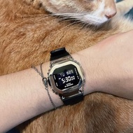 【CASIO 卡西歐】G-SHOCK 時尚金屬方形電子腕錶(GM-S5600-1)
