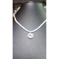 Jade necklace, jade type A, jade necklace