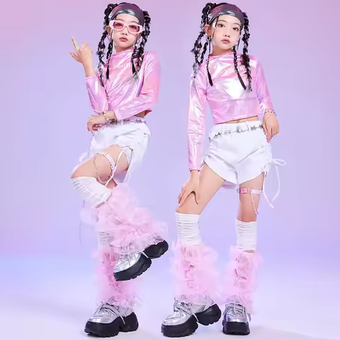 Jazz Dance Performance Outfits Street Hip Hop Dance Stage Wear Fashion Modern Dance Competition Cost