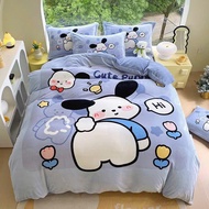 Drap Set & 3D Velvet Quilted Blanket