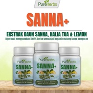 PUREHERBS SANNA+ EKSTRAK DAUN SANNA, HALIA, LEMON (30biji) Untuk Cuci U s u s dan Masalah 3 Serangka