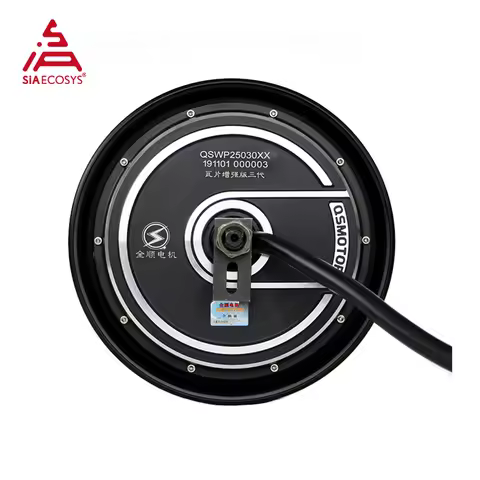 QSMotors Hub Motor QS212 10x2.15inch 3500W 50H V4 BLDC High Power Electric Motorcycle Scooter Motor