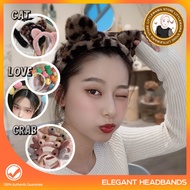 LittleWAWA - Cute Korea Style Lady Girl Womens Elegant Hair Band Headband Scarf Cekak Rambut Kepala Cartoon Bulu Getah