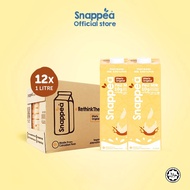 Snappea Utterly Original Pea Milk (12x 1L) UHT -  Plant Based Milk, Vegan Milk, Dairy Free, Gluten Free, Lactose Free