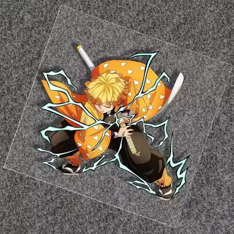 Anime doujin Demon Slayer Tanjiro, Shinnosuke Iizuka DIY stickers for covering scratches and decorat