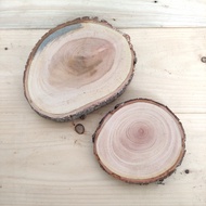 KAYU Wooden Slice/Wooden Placemat - 9-10 Cm