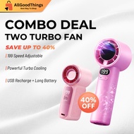 NEW 199Speed  Portable Handheld Fan USB Rechargeable Mini Cooling Fan Pocket Fan Outdoor Camping Tra