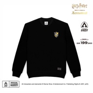 Aerostreet Crewneck Hufflepuff Classic Black Sweater Sweatshirt BBAAA