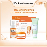 Dr.Leo Whitening 4pcs Set 377 Whitening Essence+Cream+Facial Cleanser+Facial Mask Pencerahan Pelemba