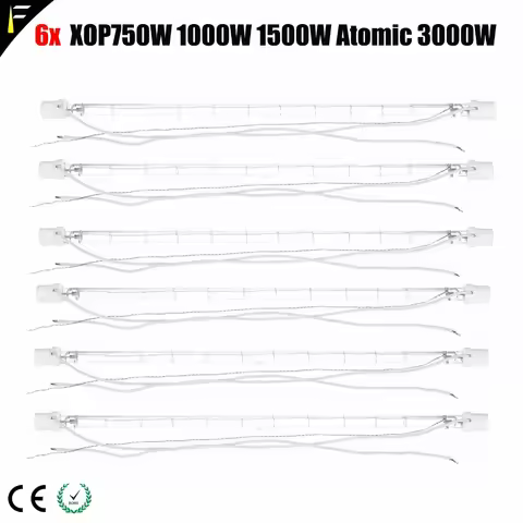 6pcs MAX 15 Xenon Stobe Lamp Flash Tube Lamp 3000w Atomic Xenon Light Bulb 1kw/3kw SP-1500 XOP15 100