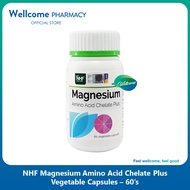 NHF Magnesium Amino Acid Bi-Glycinate Chelate Plus Vegetable Capsules - 60's