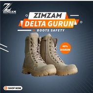 ZIMZAM DELTA GURUN BOOTS SAFETY CREAM SUEDE LEATHER