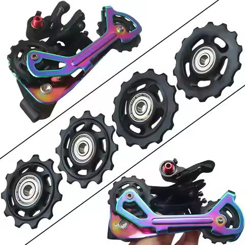 New 11T/12T/13T/14T MTB Pulley Jockey Wheel POM Resin Bike Rear Derailleur Jockey Wheel Pulley Rolle
