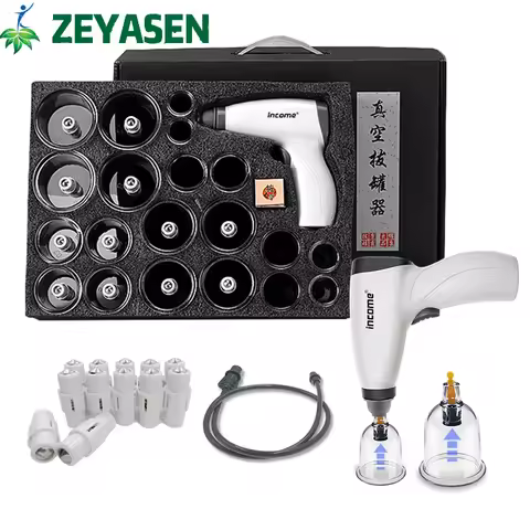 Suction Cups Anti Cellulite Electric Bank Vacuum Hijama Cupping Glasses Therapy Chinese Medicine Phy