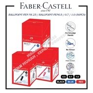 [XPRESS] Faber-Castell Ball Point Pen NX 23 / Ball point pen 0.5 / 0.7 / 1.0 (50pcs)