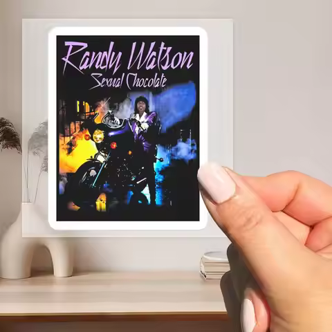 Randy Watson - Purple Sexual Chocolate Waterproof stickers for decorating car windows motorcycles an