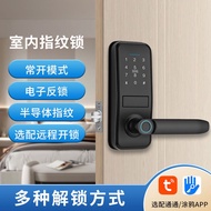 Bedroom Wooden Door Lock Office Door Lock Electronic Door Handle Lock IC Card Smart Lock Anti-theft Lock Digital Room Door Lock Fingerprint Anti-the