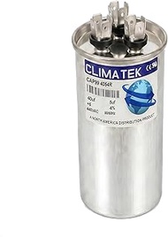 ClimaTek Round Capacitor - fits Carrier # HC98JA041D | 40/5 uf MFD 370/440 Volt VAC