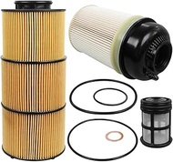 PF9908 Fuel Filter LF17800 Oil/Lube Filter Compatible with 2020+ DD13 DD15 DD16 Detroit Diesel Engin