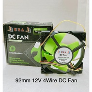 DC Fan /Vedeo fan with bearing (refrigeration fan)(92mm 12V 4Wire)